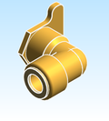 Fitting Elbow Hy Ear 90 SharkBite Brass LF PEXxFNPT