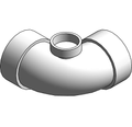 Fitting Elbow Side Inlet 90 NIBCO HxHxH PVC DWV 4807 9