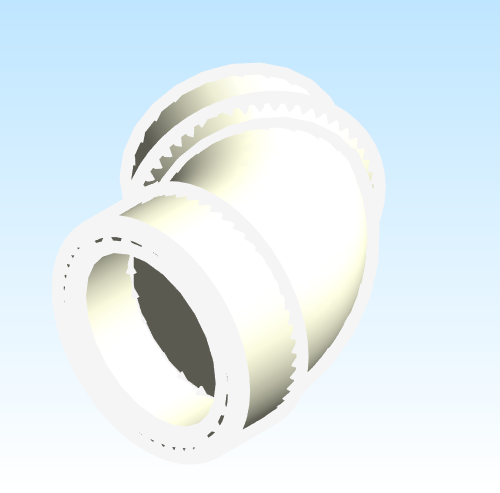 Fitting Elbow Street 60 Westlake HxSpg PVC DWV D Series