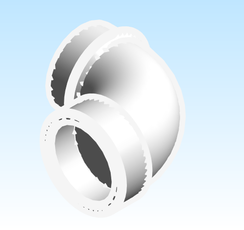 Fitting Elbow Street 90 Westlake HxSpg PVC DWV DL Series