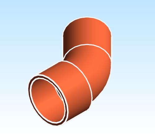 Fitting Elbow Street 90 45 Mueller Streamline XHP CxFTG