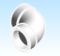 Fitting Elbow Sweep 90 Westlake HxH PVC DWV DL Series Metric