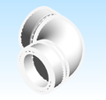 Fitting Elbow Reducing 90 Westlake HxNut PVC DWV DL Series