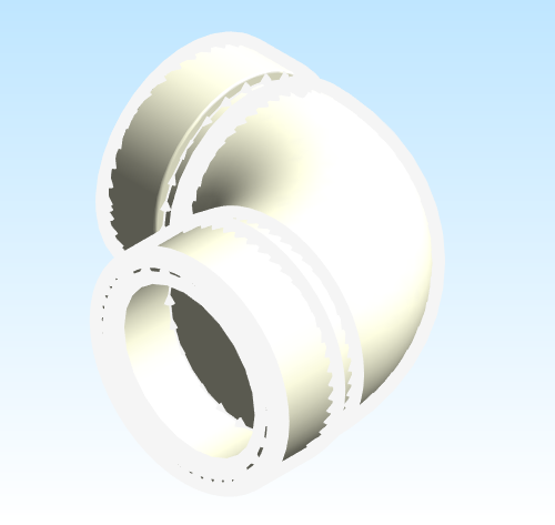 Fitting Elbow Reducing 90 Westlake HxNut PVC DWV D Series