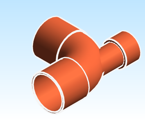 Fitting Elbow with Drain 90 Mueller Streamline CxC E 200D