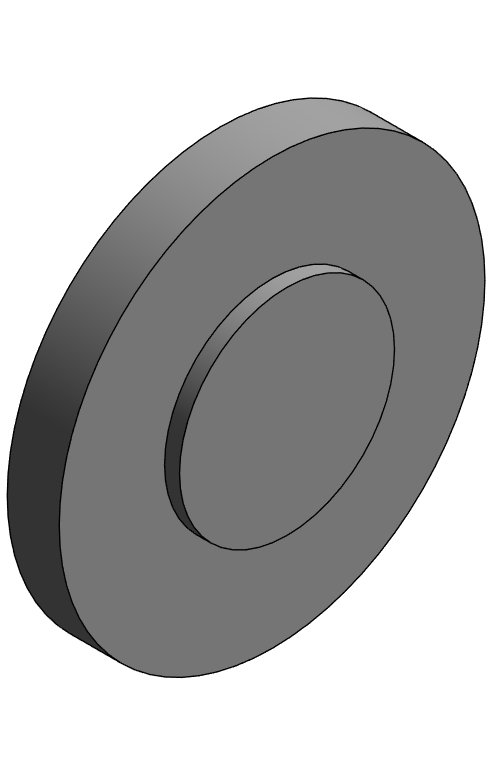 Fitting Flange Blind Webbed NIBCO Chemtrol CPVC 80 FLG 5119 W