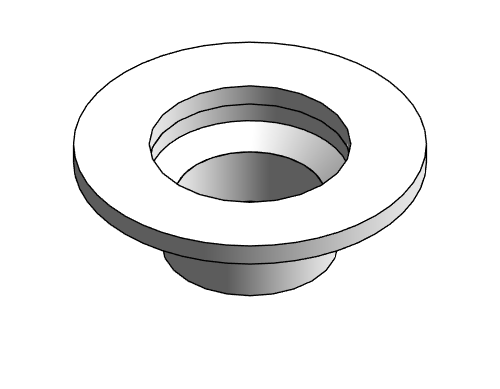 Fitting Flange Closet NIBCO FIPT PVC DWV 4851 3