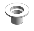 Fitting Flange Closet NIBCO SPG PVC DWV 4851 2