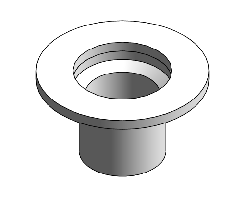 Fitting Flange Closet NIBCO SPG PVC DWV 4851 2