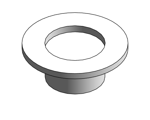 Fitting Flange Flush Closet NIBCO PVC DWV 4853 NS