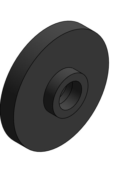 Fitting Flange One Piece NIBCO Chemtrol PVC 80 FPT 4551 H 3