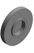 Fitting Flange Webbed NIBCO Chemtrol CPVC 80 FPT 5151 W 3
