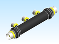 Fitting Manifold 3 Port Flow Through Viega PEX Press ZL Polymer V5636