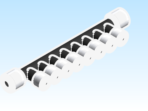 Fitting Multi Port Tee Flow Through SharkBite F1960 Polymer