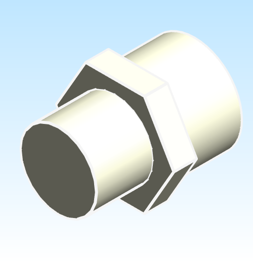 Fitting Nipple Reducing Westlake Sch80 PVC MNPTxMNPT