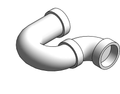 Fitting P Trap Union Joint NIBCO HxSJ PVC DWV 4892 C