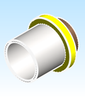 Fitting Plug Viega PEX Press ZL Bronze PEX 2856ZL