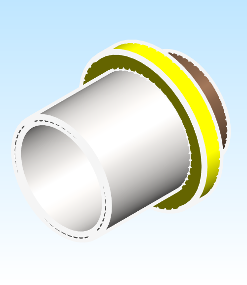 Fitting Plug Viega PEX Press ZL Bronze PEX 2856ZL