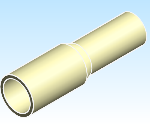 Fitting Reducer Concentric Extended ASAHI AMERICA PolyPure SDR11 BWxBW