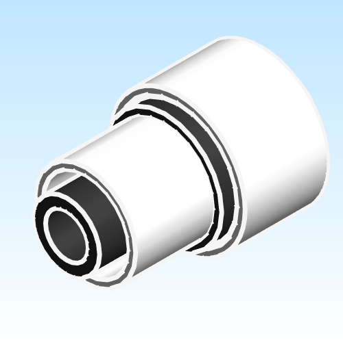 Fitting Reducing Coupling HeatLink Insert PEX HPP