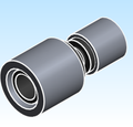 Fitting Reducing Coupling Rehau EVERLOC+