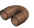 Fitting Return Bend NIBCO CxC Cast 739
