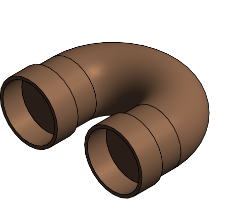 Fitting Return Bend NIBCO CxC Cast 879