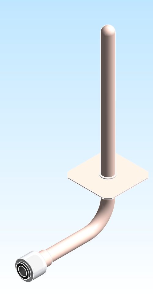 Fitting Stub Out SharkBite w Bracket F1960 Polymer