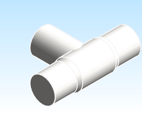 Fitting Tee Equal Reducing ASAHI AMERICA PP Pure SDR11 BWxBWxBW
