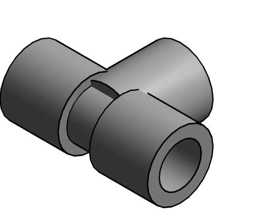 Fitting Tee Equal Reducing NIBCO Chemtrol CPVC 80 SxSxS 5111 5111R