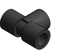 Fitting Tee Equal Reducing NIBCO Chemtrol PVC 80 SxSxS 4511 4511R