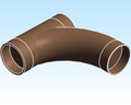 Fitting Tee Long Turn NIBCO CxCxC Cast 812