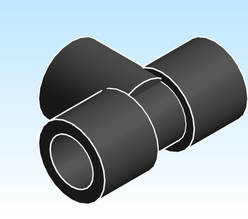 Fitting Tee NIBCO Chemtrol PVC 80 SxSxFPT 4512