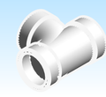 Fitting Tee Sanitary Equal Reducing Westlake HxHxH PVC DWV DL Series Metric
