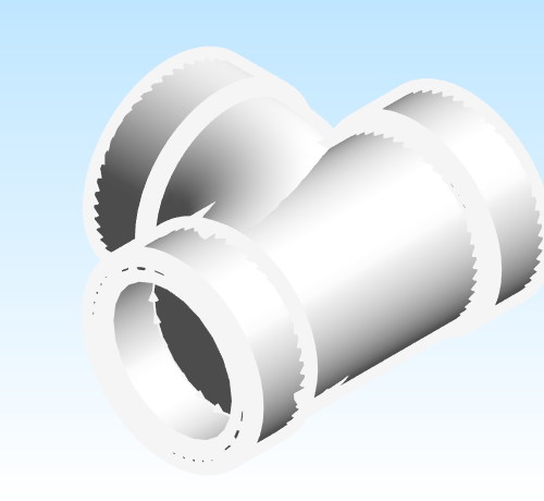 Fitting Tee Sanitary Equal Reducing Westlake HxHxH PVC DWV DL Series