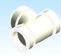 Fitting Tee Sanitary Equal Reducing Westlake HxHxH PVC DWV D Series