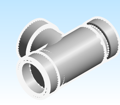 Fitting Tee Sanitary Trap Adapter Westlake HxHxNut PVC DWV DH Series Metric