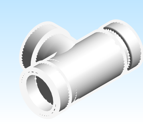 Fitting Tee Sanitary Trap Adapter Westlake HxHxNut PVC DWV DL Series