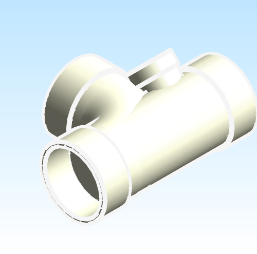 Fitting Tee Single Apartment Westlake HxHxHxHxH PVC DWV D Series