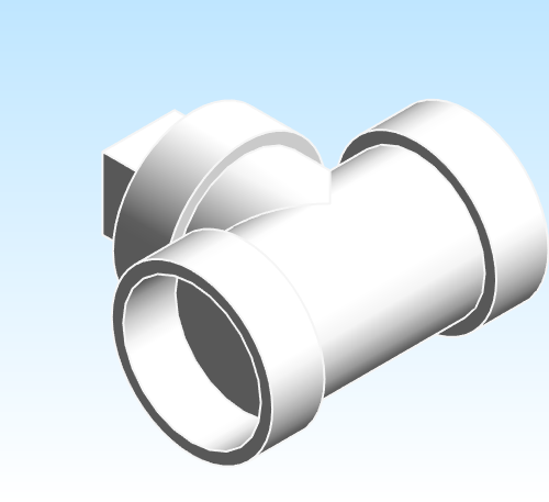 Fitting Tee Test Cleanout with Plug NIBCO HxHxPlug PVC DWV 4814