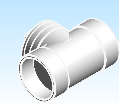 Fitting Tee Test with Gasketed Plug Westlake HxHxFIPT PVC DWV DL Series DL12904 3G