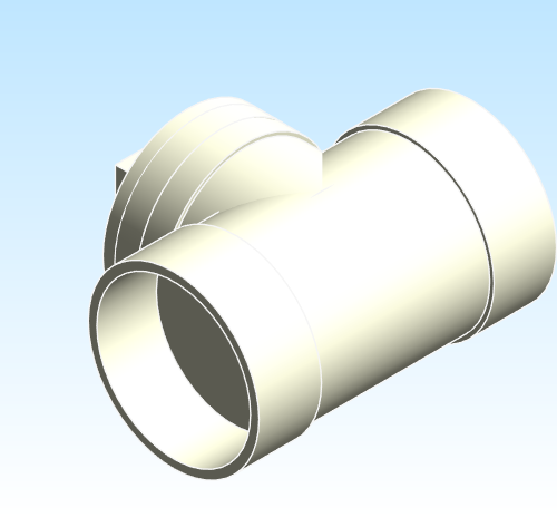 Fitting Tee Test with Gasketed Plug Westlake HxHxFIPT PVC DWV D Series D12904 3G