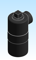 Fitting Trap Swivel Drum NIBCO HxH Plug ABS DWV 5891