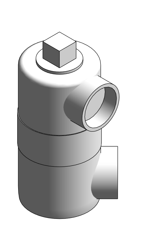 Fitting Trap Swivel Drum NIBCO HxH Plug PVC DWV 4891
