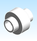 Fitting Union NIBCO Chemtrol PP 80 FPTxFPT 6233 3 3