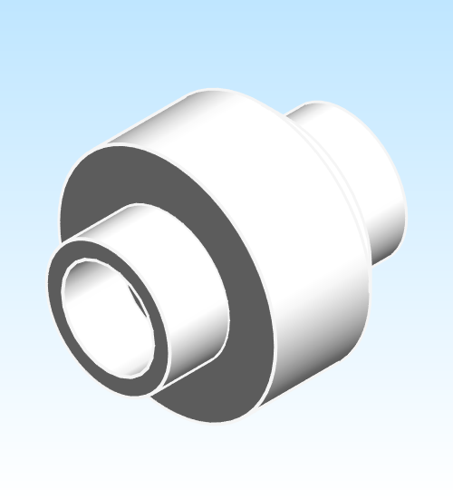 Fitting Union NIBCO Chemtrol PP 80 FPTxFPT 6233 3 3