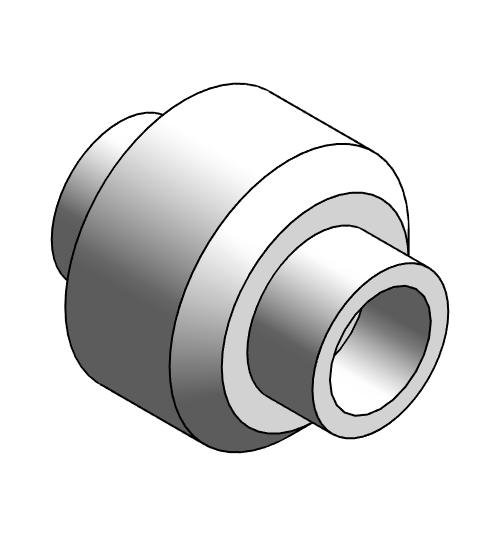 Fitting Union NIBCO Chemtrol PP 80 FPTxFPT 6233 3 3