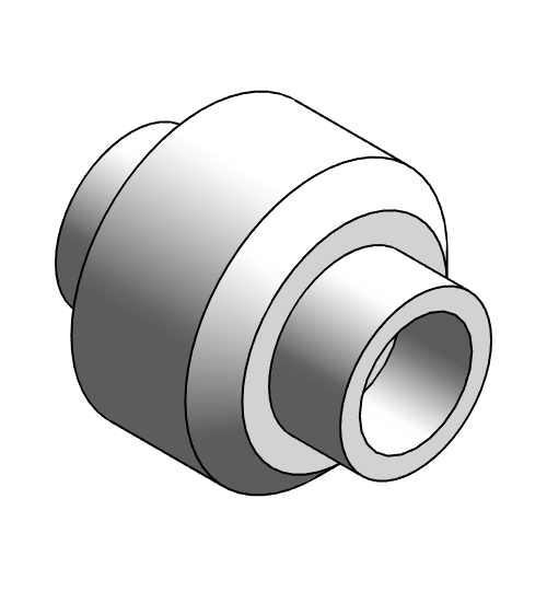 Fitting Union NIBCO Chemtrol PVDF 80 FPTxFPT 6633 3 3
