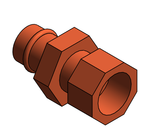 Fitting Union NIBCO PxF Wrot PC633 3