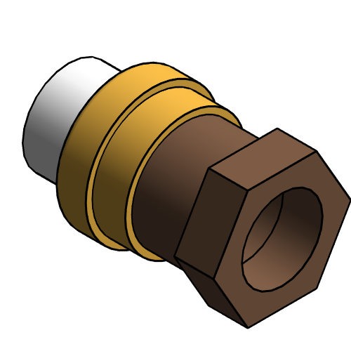 Fitting Union NIBCO SlipxFIPT CPVC CTS 4733 3 LF